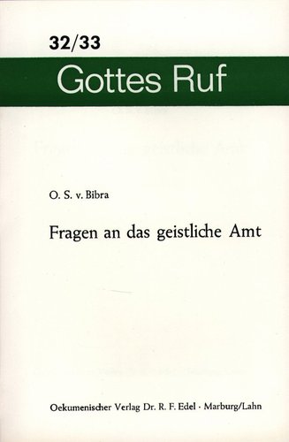 Fragen an das geistliche Amt