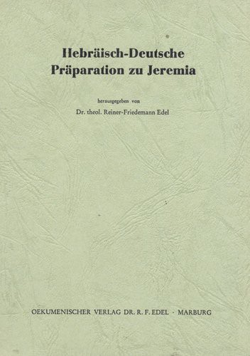 Hebr.Dt.Präparation zu Jeremia